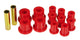 Prothane 76 - 86 Jeep CJ5/CJ7 Rear Spring & Shackle Bushings - Red - My Store