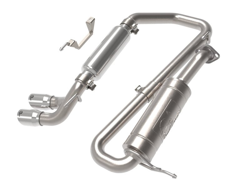 aFe 18 - 21 Suzuki Jimny Takeda 2 - 1/4in. 304 SS Cat - Back Exhaust w/ Polished Tip - My Store