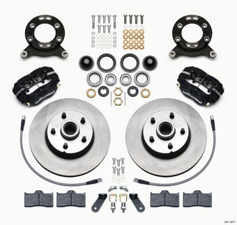 compare product Wilwood Forged Dynalite-M Front Kit 11.30in 1 PC Rotor&Hub 1970-1973 Mustang Disc & Drum Spindle