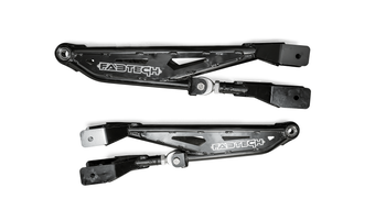 compare product Fabtech 2023+ Ford F250/F350 4WD Super Duty 2.5in/4in/6in FTS-X Adjustable Radius Arm Box Kit
