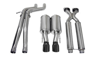 compare product Corsa 2006-2010 Jeep Grand Cherokee 6.1L SRT-8 V8 Black Sport Cat-Back Exhaust