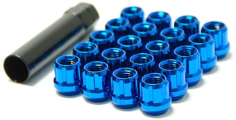 compare product Wheel Mate Muteki Open End Lug Nuts - Blue 12x1.25