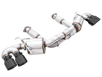 compare product AWE Tuning 2020 Chevrolet Corvette (C8) Touring Edition Exhaust - Quad Diamond Black Tips