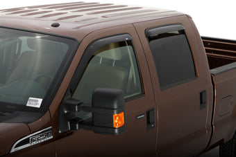 compare product AVS 99-16 Ford F-250 Supercab Ventvisor Outside Mount Window Deflectors 4pc - Smoke