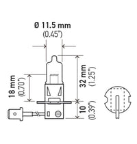 Hella H3 12V 55W Xen White XB Bulb (Pair) - My Store