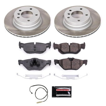 compare product Power Stop 11-13 BMW 328i Rear Semi-Coated Rotor Kit