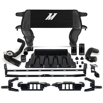 compare product Mishimoto 21+ Bronco 2.3L High Mount INT Kit BK Core BK Pipes