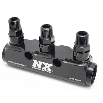 compare product Nitrous Express Fuel Log 3 Port w/ Fittings