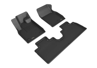 compare product 3D MAXpider 2021 Ford Mustang Mach-E Kagu 1st & 2nd Row Floormat - Black