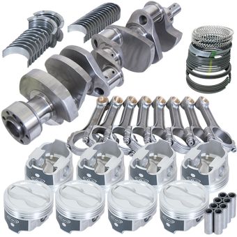 compare product Eagle Chevy LT1350 1Pc 3.750in Crank 5.700in I-Beam Rods -18cc 4.030in Pistons Rotating Assembly