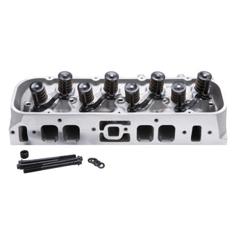 compare product Edelbrock Cylinder Head BBC Performer RPM Oval Port 100cc Complete Single w/ Springs