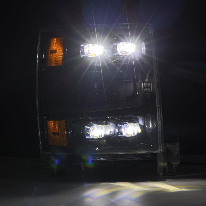 AlphaRex 04 - 15 Chevy 1500 NOVA - Series LED Proj Headlights Alpha BL w/Activ Light/Seq Signal & SB DRL - My Store