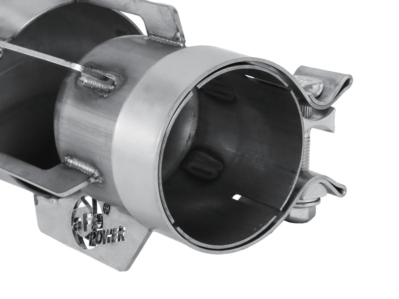 aFe MACH Force - Xp 304 Stainless Steel Clamp - on Exhaust Tip Brushed - My Store