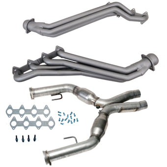 compare product BBK 05-10 Ford Mustang GT 1 5/8 Long Tube Headers w/High Flow Catted X-Pipe (Ti Ceramic)