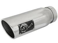 aFe MACH Force - Xp 304 SS Clamp - on Exhaust Tip Polished Left Side 4 IN Inlet x 5 IN Outlet x 12 IN L - My Store
