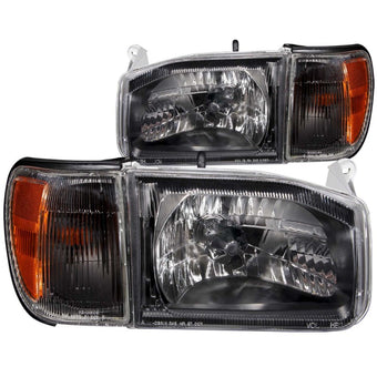 compare product ANZO 1999-2004 Nissan Pathfinder Crystal Headlights Black