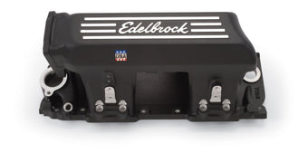compare product Edelbrock Manifold EFI Pro-Flo XT BB Chevy Rect Port Heads Black Powder Coated
