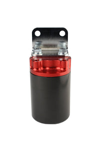 Aeromotive SS Series Billet Canister Style Fuel Filter Anodized Black/Red - 10 Micron Fabric Element - My Store