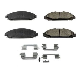 compare product Power Stop 15-19 Ford Mustang Front Z17 Evolution Ceramic Brake Pads w/Hardware