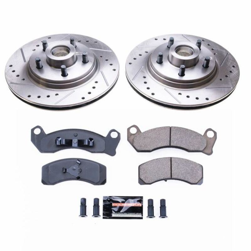 Power Stop 84 - 86 Ford Mustang Front Z23 Evolution Sport Brake Kit - My Store