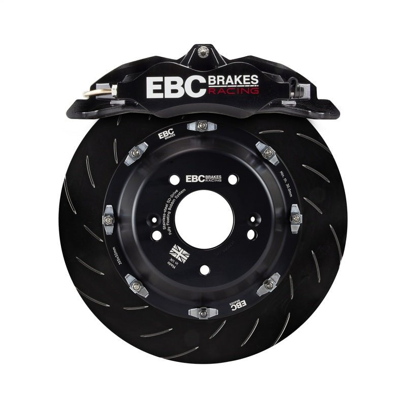 EBC Racing 12-19 BMW 3-Series (F30/F31/F34) Black Apollo-4 Calipers 330mm Rotors Front Big Brake Kit - My Store