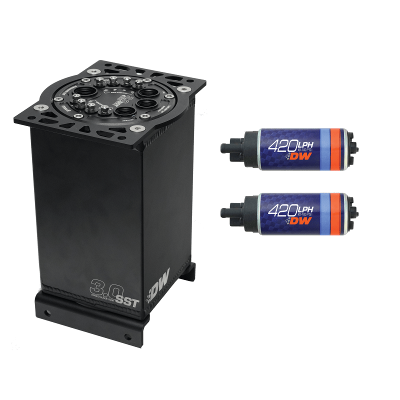 DeatschWerks 3.0L Staged Surge Tank w/ DW420 Fuel Pumps - My Store