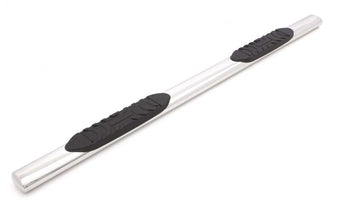 compare product Lund 07-17 Chevy Silverado 1500 Crew Cab 5in. Oval Straight SS Nerf Bars - Polished