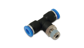 compare product Vibrant Push Lock Vacuum Male Tee Fitting Tube OD 1/4in Male Thread 1/4in NPT