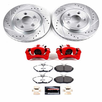 compare product Power Stop 02-05 Ford Thunderbird Rear Z26 Street Warrior Brake Kit w/Calipers