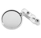 CRG Blindsight 2 in. Round Bar - End Mirror - Silver - My Store