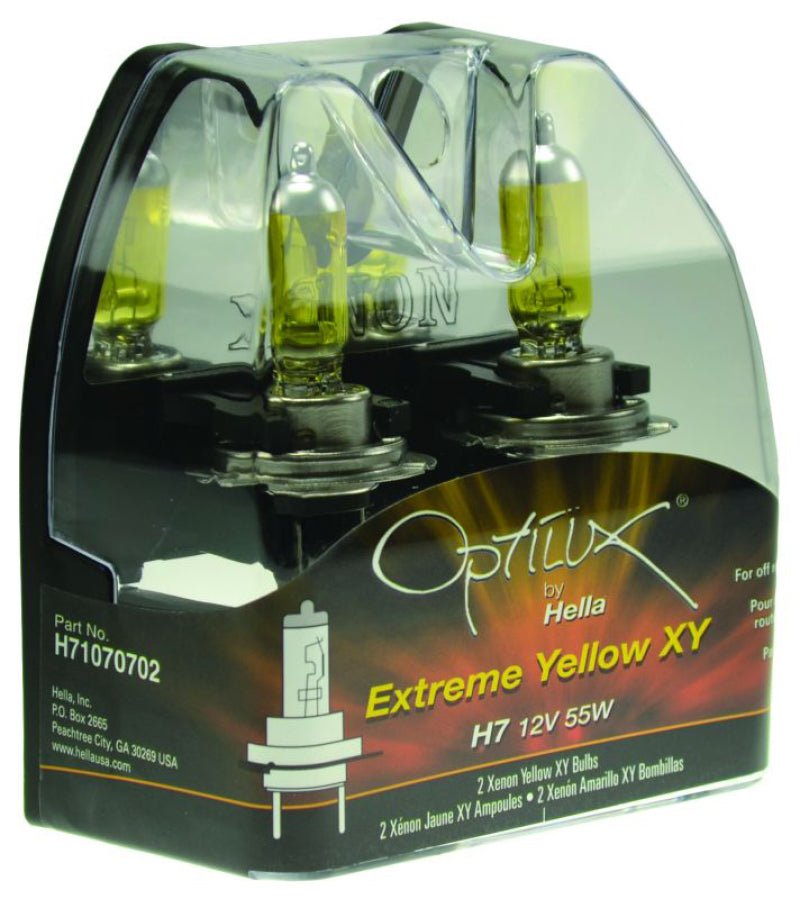 Hella Optilux H7 12V/55W XY Xenon Yellow Bulb - My Store