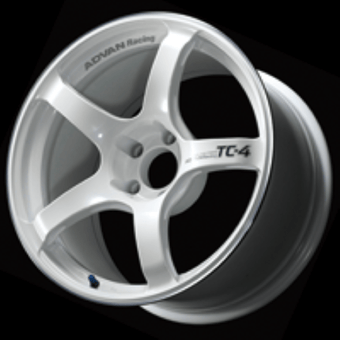 compare product Advan TC4 17x8.0 +35 4x100 Racing White Metallic and Ring Wheel