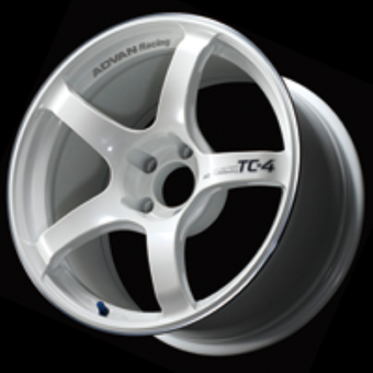 compare product Advan TC4 17x8.0 +38 5x114.3 Racing White Metallic and Ring Wheel