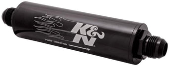 compare product K&N 2in OD x 9in L 12AN 25 Micron In-Line Fuel/Oil Filter