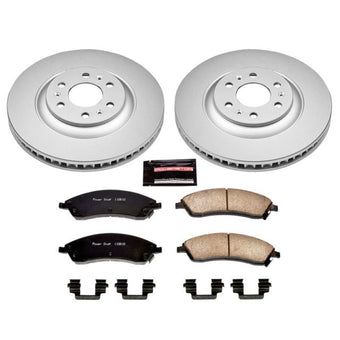 compare product Power Stop 04-09 Cadillac SRX Front Z17 Evolution Geomet Coated Brake Kit