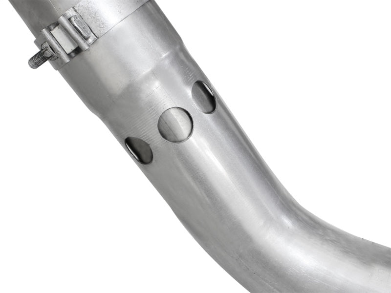aFe Atlas Exhaust 4in DPF - Back Exhaust Aluminized Steel Polished Tip 11 - 14 ford Diesel Truck V8 - 6.7L - My Store