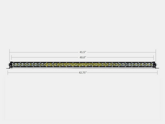 compare product Cali Raised 42 Slim Single Row Led Bar