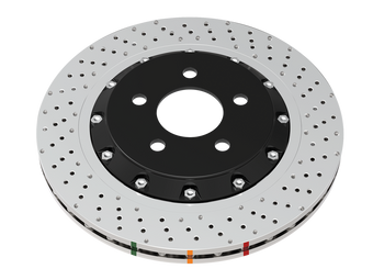 compare product DBA 2020+ Chevrolet Corvette C8 Z51 Rear Cross Drilled 5000 Series Rotor