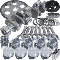 Eagle Chevy 350 1Pc 3.750in Crank 5.700in I - Beam Rod 4.000in Pistons 153 Tooth FP Balanced Assembly - My Store