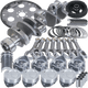 Eagle Chevy 350 1Pc 3.750in Crank 5.700in I - Beam Rod 4.000in Pistons 153 Tooth FP Balanced Assembly - My Store