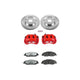 Power Stop 11 - 14 Ford Mustang Front Z26 Street Warrior Brake Kit w/Calipers - My Store