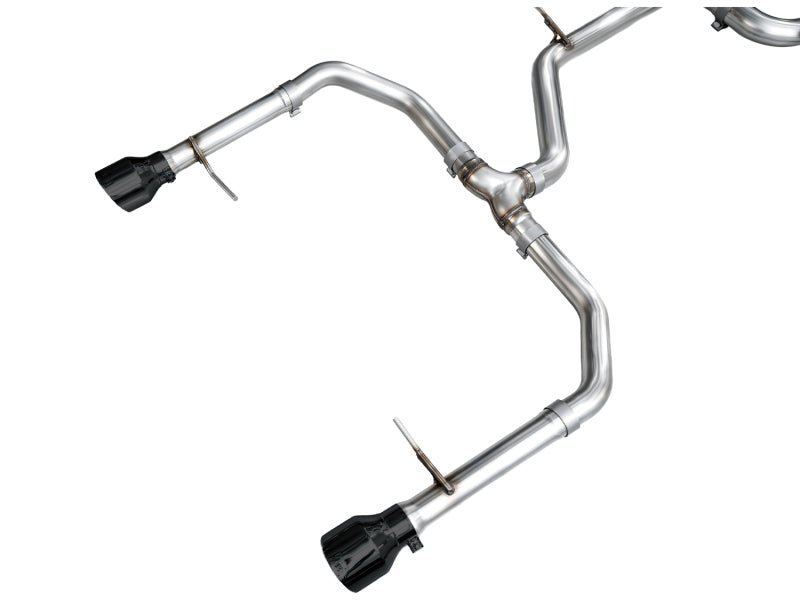 AWE Tuning 22 - 25 Volkswagen Jetta GLI Track Edition Exhaust - Diamond Black Tips - My Store
