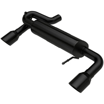 compare product MagnaFlow 2021 Ford Bronco 2.3L I-4 Axle-Back Exhaust w/ Dual Split Rear Style Exit- Black Tips