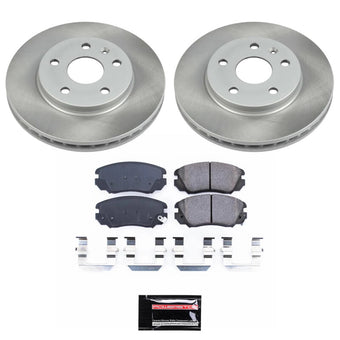compare product Power Stop 10-11 Saab 9-5 Front Semi-Coated Rotor Kit