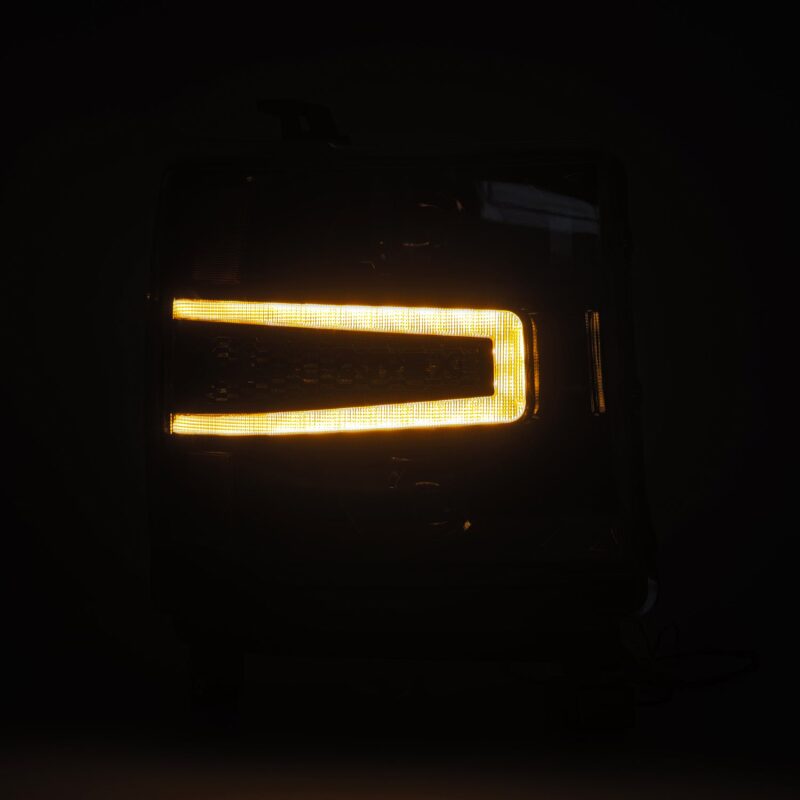 AlphaRex 16 - 18 Chevy 1500HD NOVA - Series LED Proj Headlghts Alpha BK Atv Lgt/SeqSig & DRL(Req 810023) - My Store