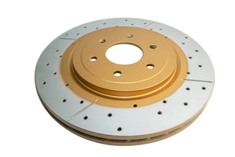 compare product DBA 08-12 Nissan Pathfinder 5.6L Front Drilled & Slotted Street Series Rotor
