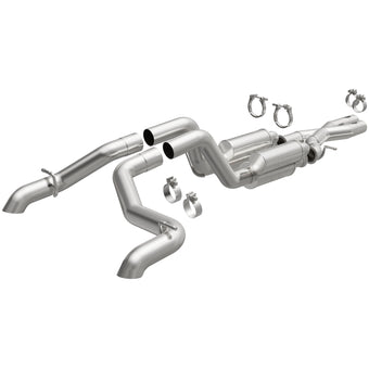 compare product MagnaFlow Cat-Back 2021 Jeep Wrangler 6.4L Rock Crawler Series Dual Exit Stainless Exhaust