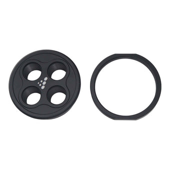 compare product DeatschWerks Quad 10AN ORB Bulkhead - Anodized Matte Black