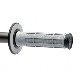 compare product Renthal MX Dual Compound Grips Full Waffle - Grey/ Black