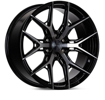 compare product Vossen HF6-5 24x10 / 6x139.7 / ET25 / Deep Face / 106.1 - Tinted Gloss Black Wheel